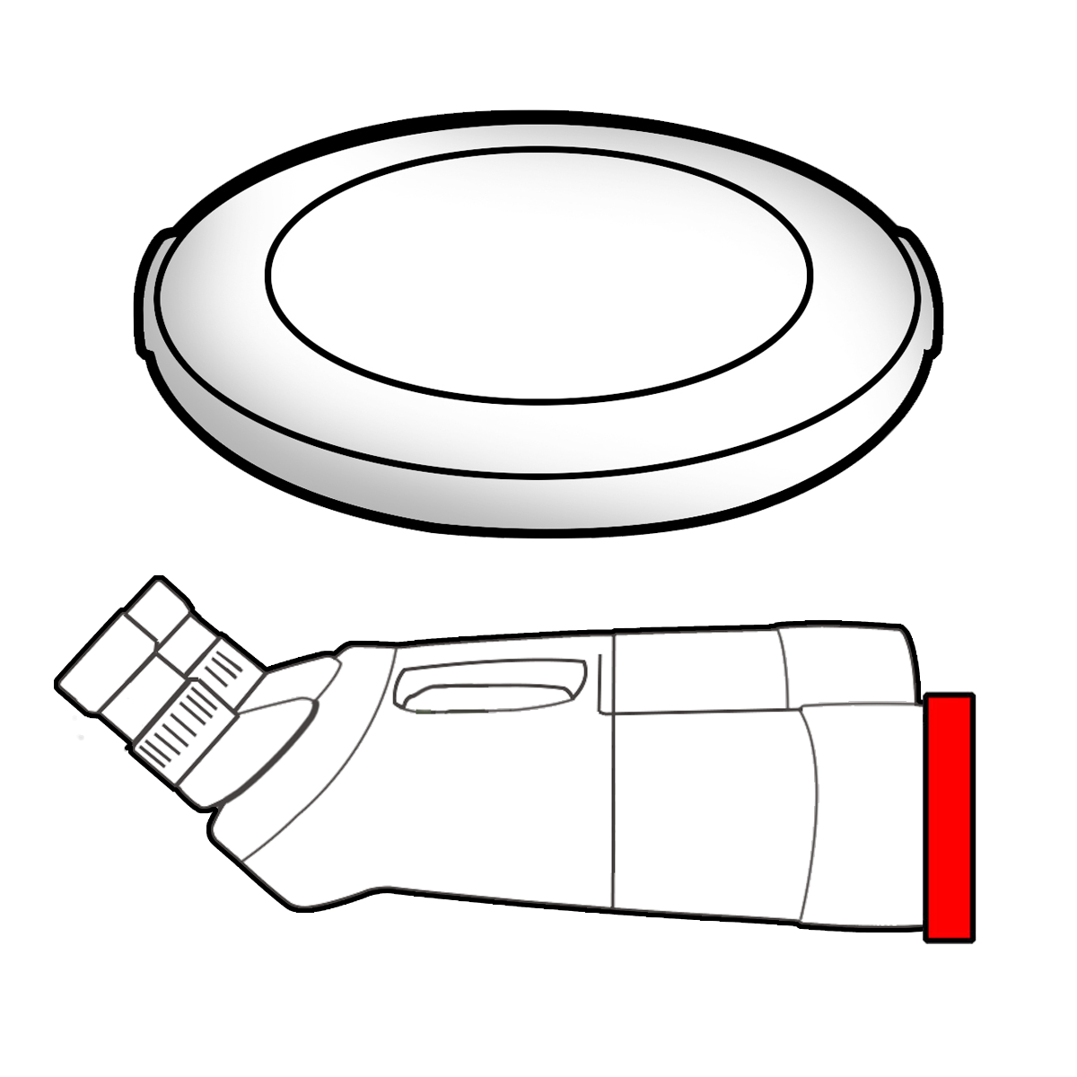 Objective lens protection cap for HIGHLANDER
